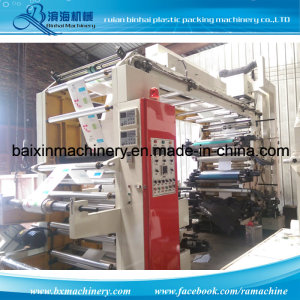Double Unwinder and Rewinder Flexo Printing Machine
