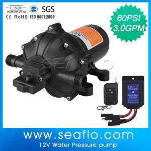 DC Mini Water Pump Seaflo 12V 3.0gpm 60psi Auto High Pressure Diaphragm Pump